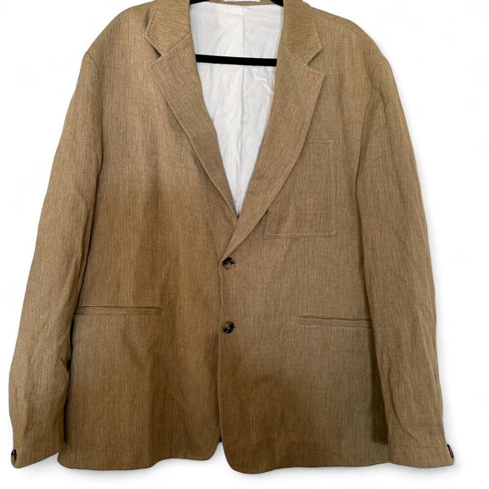 Zara Men's Tan and Brown Tailored-jackets